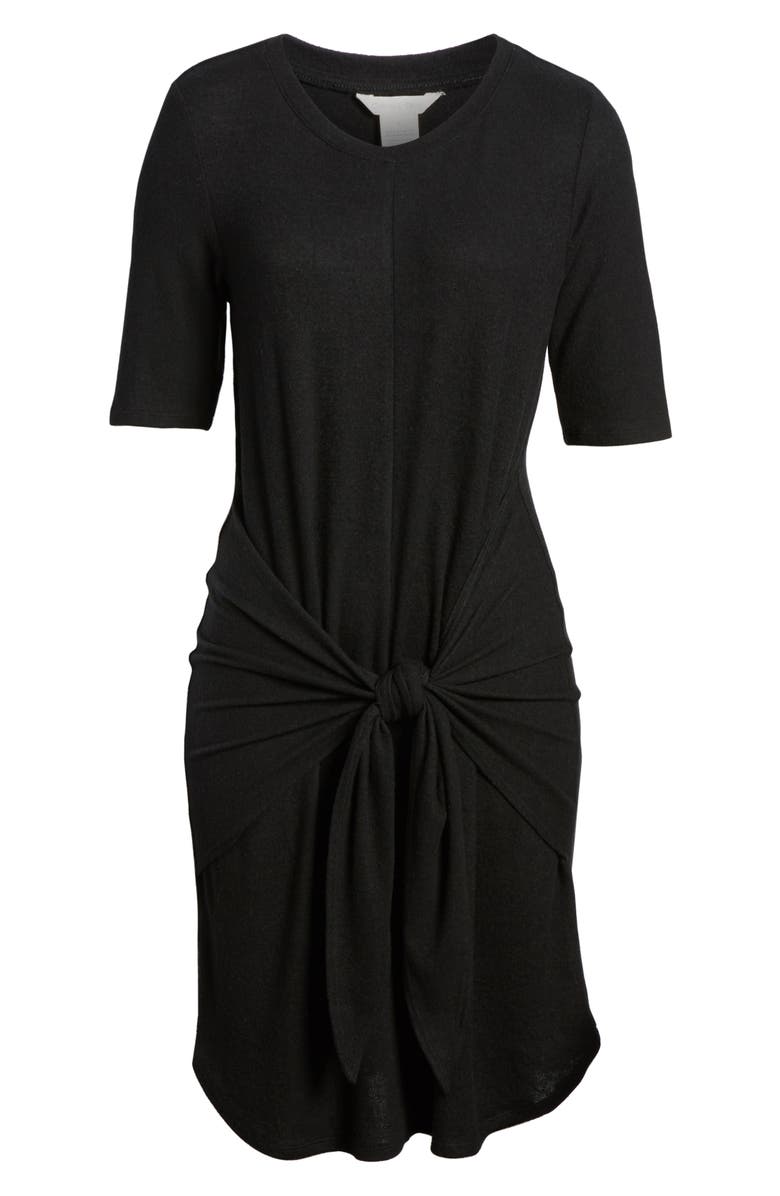 Caslon<sup>®</sup> Caslon Off-Duty Tie Front Knit Dress, Alternate, color, 