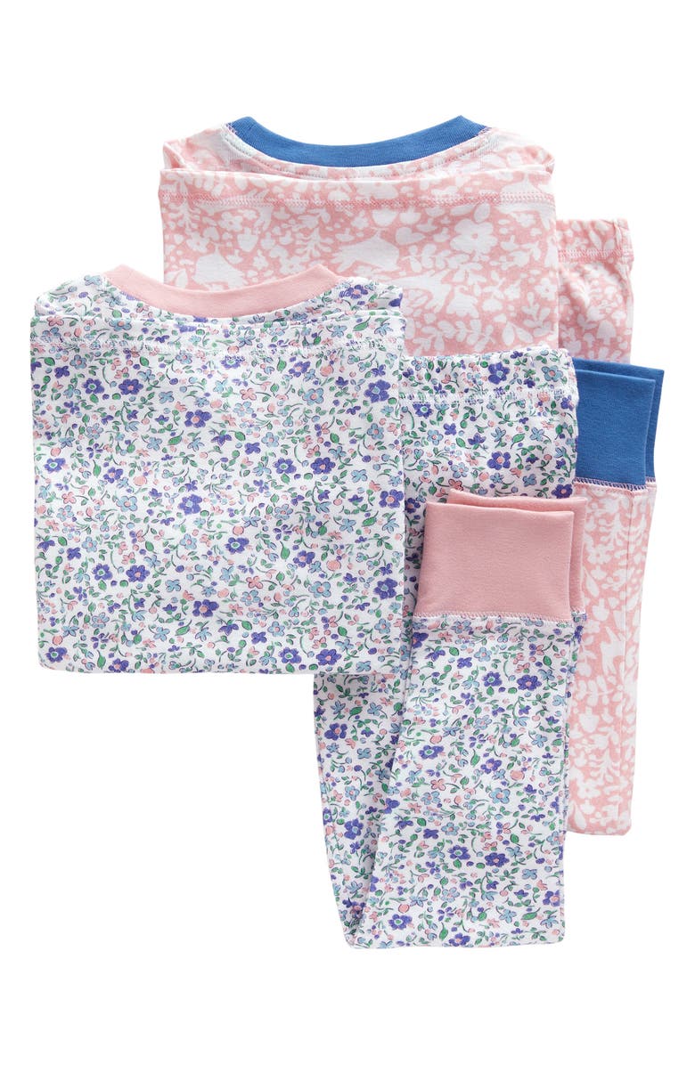 Mini Boden Kids' Assorted 2-Pack Fitted Two-Piece Cotton Pajamas, Alternate, color, 