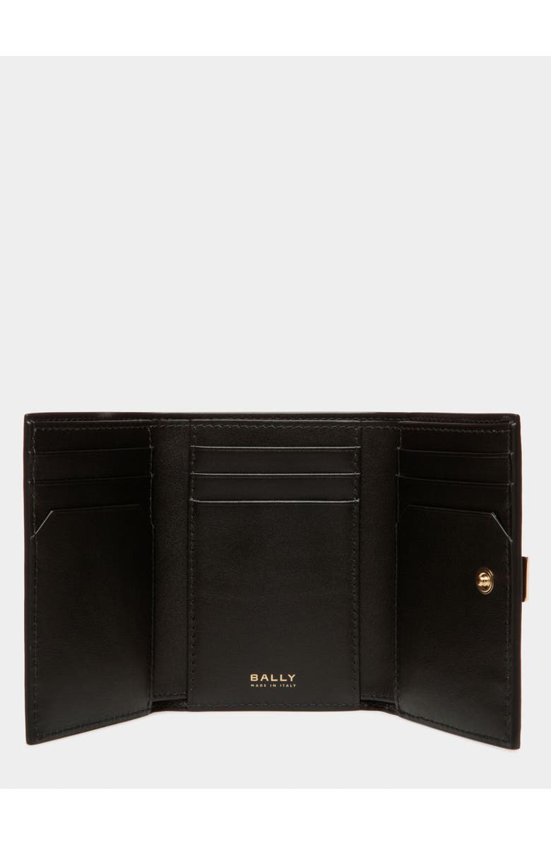 Bally Lock Me Wallet In Leather, Alternate, color, Black