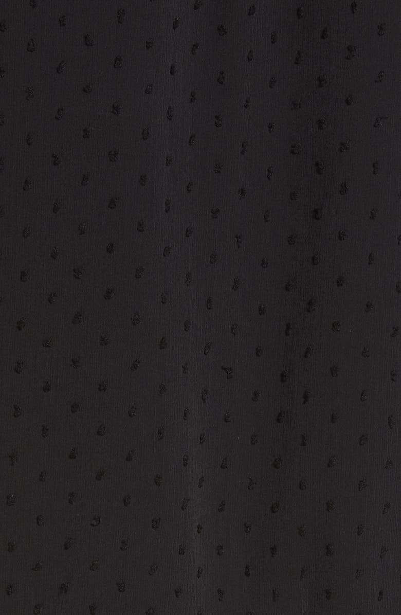 CeCe Clip Dot Tiered Ruffle Blouse, Alternate, color, 