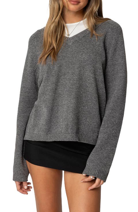 Martha V-Neck Oversize Sweater