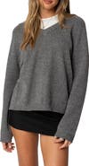 EDIKTED Martha V-Neck Oversize Sweater