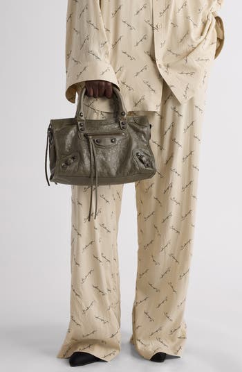 Small Le City Leather Satchel
