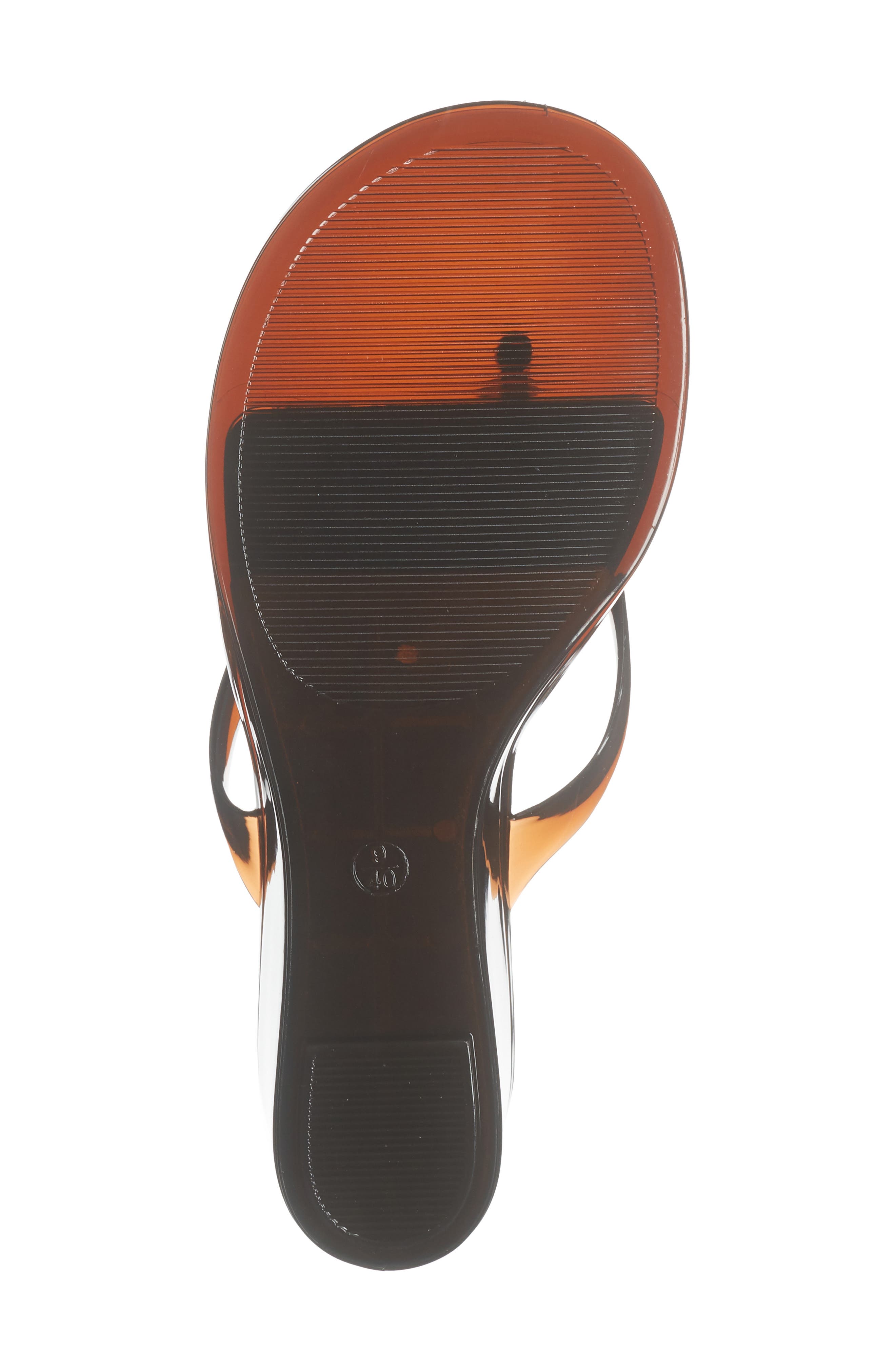 Jeffrey Campbell Gigabyte Wedge Flip Flop, Alternate, color, Brown