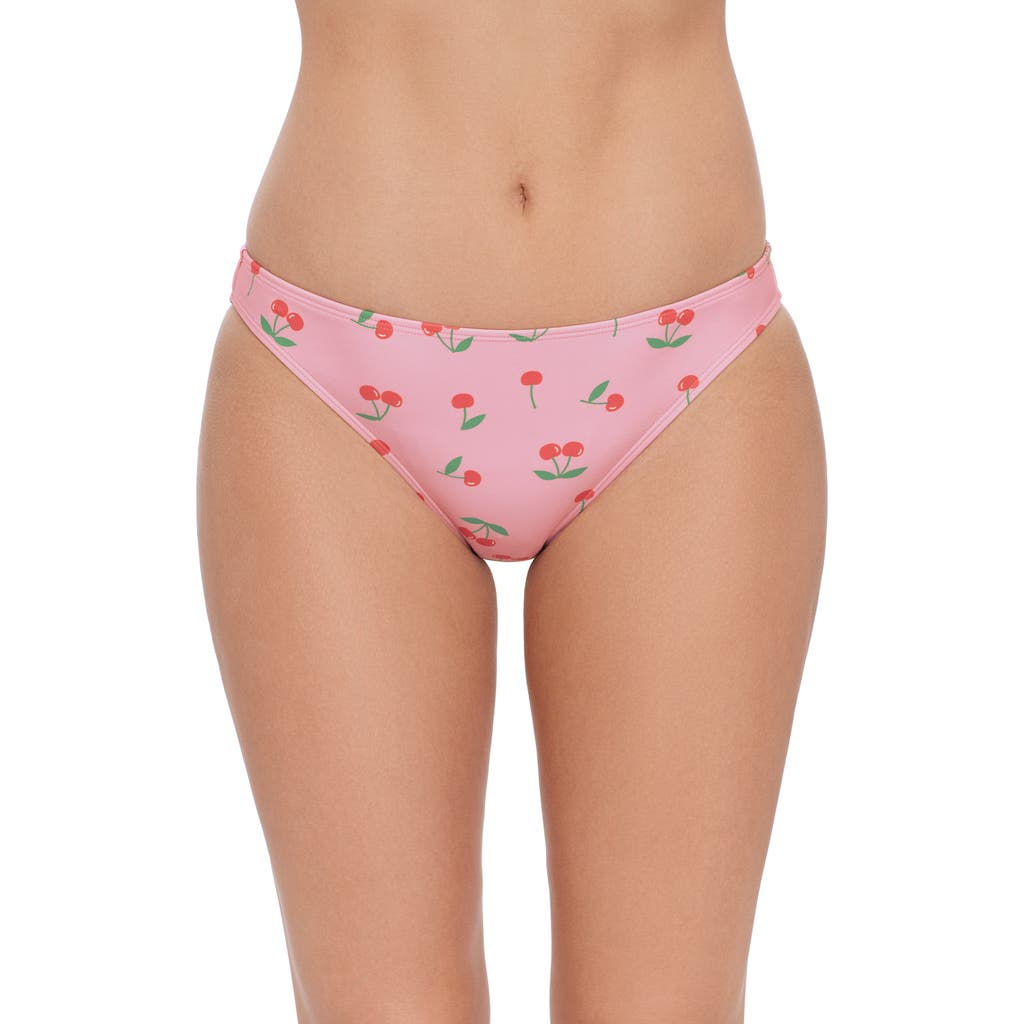 Stevie Cheeky Basic Hipster Bikini Bottom In Pink