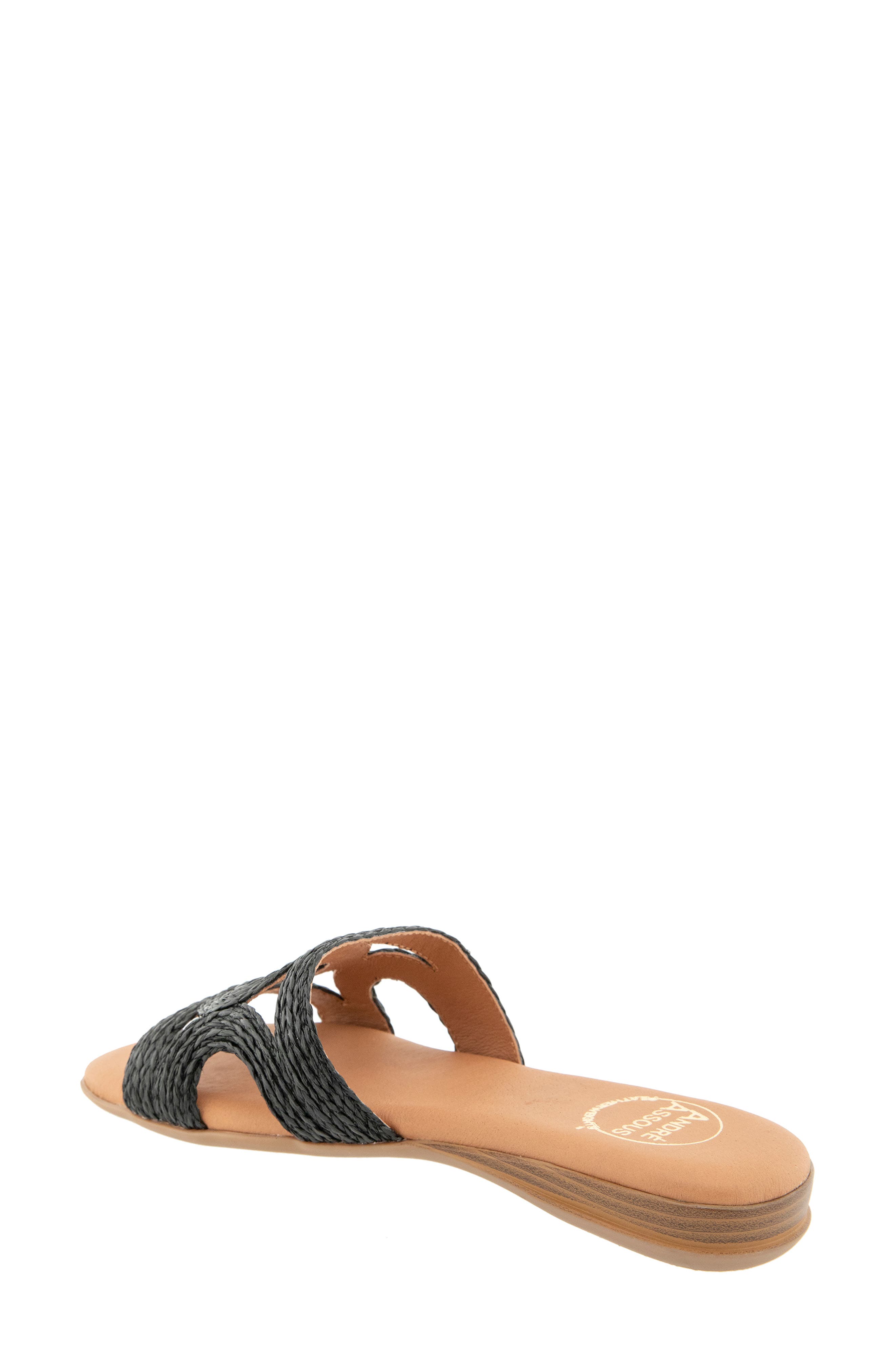 Nora Slide Sandal, Alternate, color, BLACK