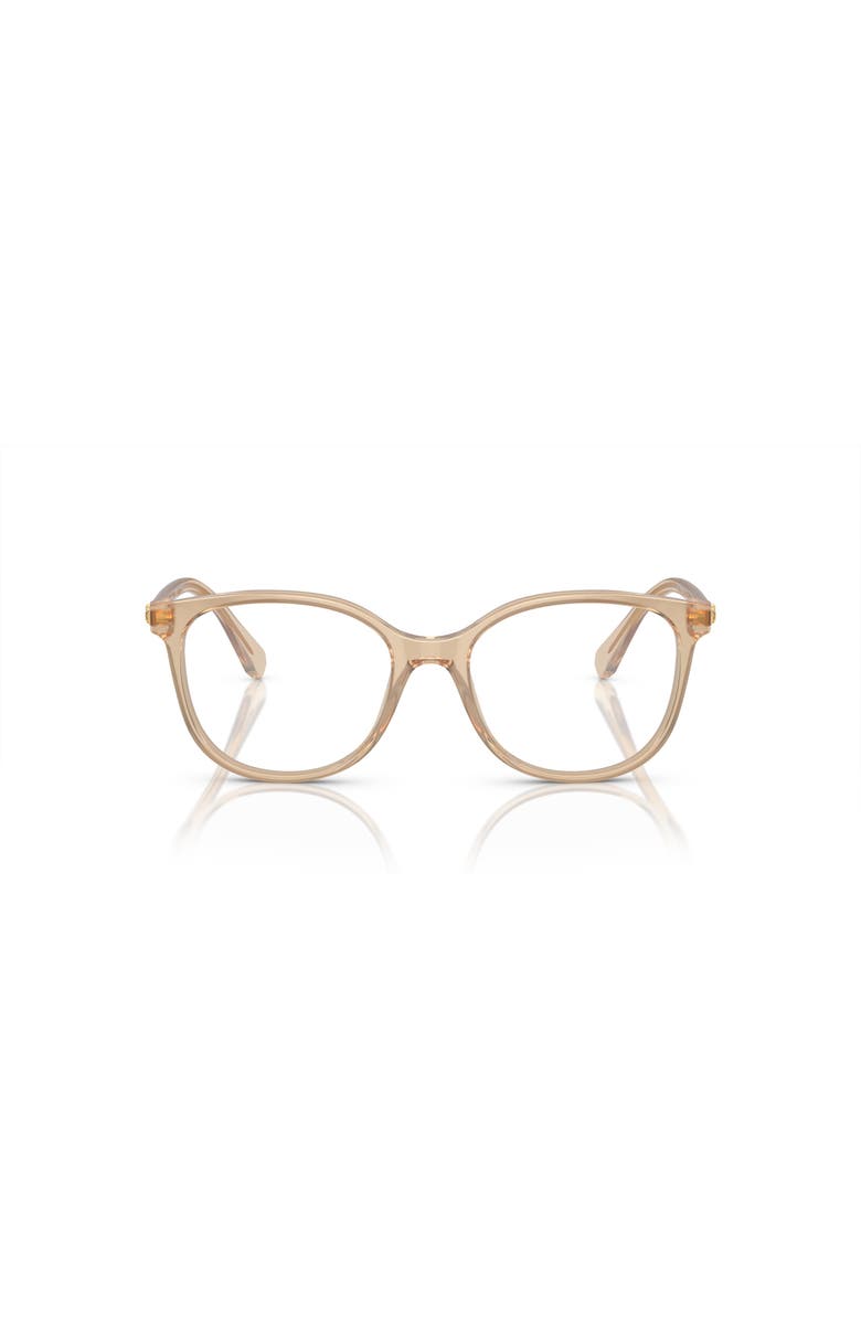 Swarovski 51mm Square optical glasses, Alternate, color, Brown