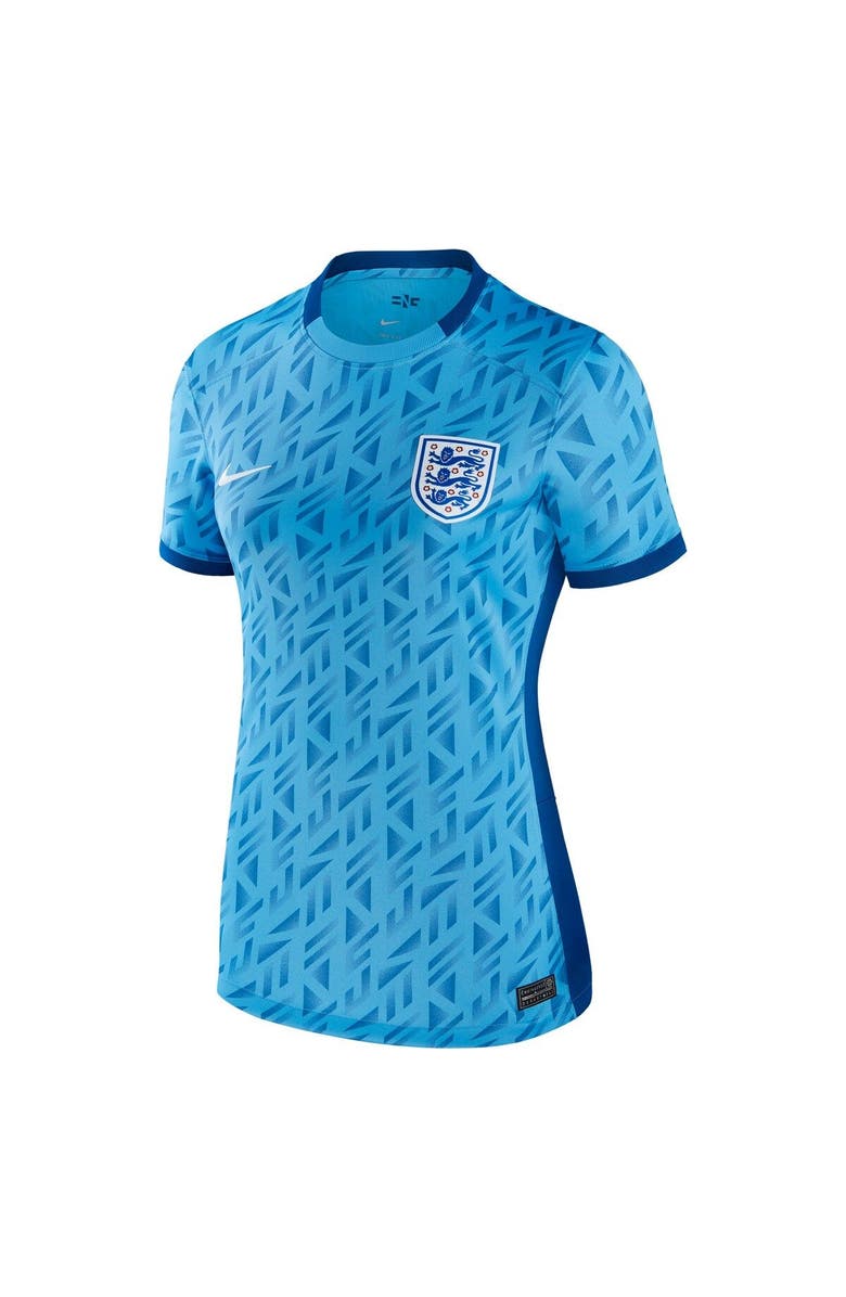 Nike Women's Nike Light Blue England Women's National Team 2023 Away Stadium Replica Jersey, Alternate, color, 