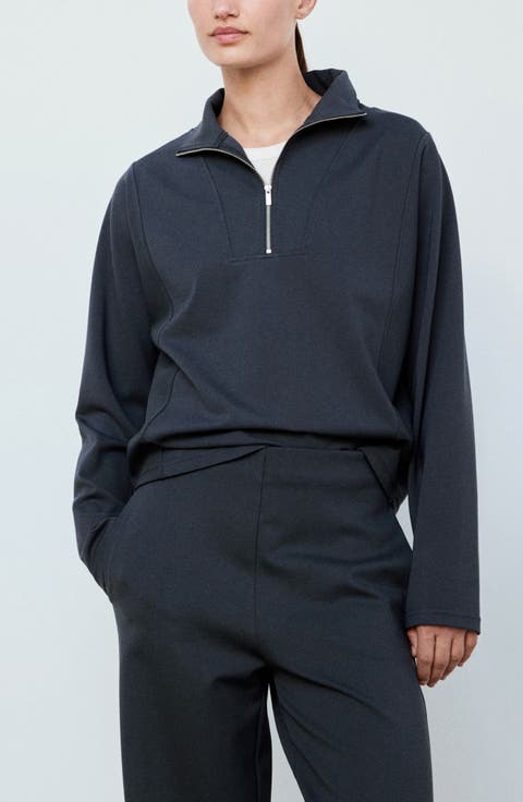Half Zip Sweatshirt