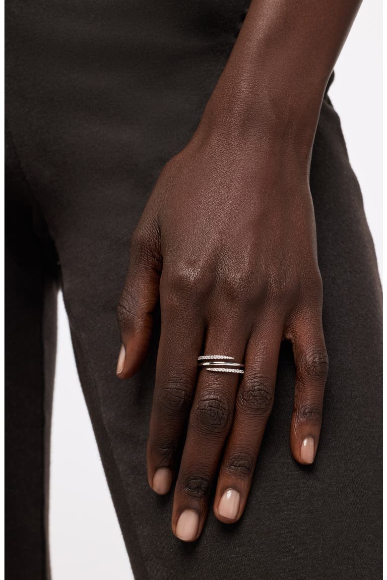 Claw Ring - Oren Triple Silver, Alternate, color, Silver