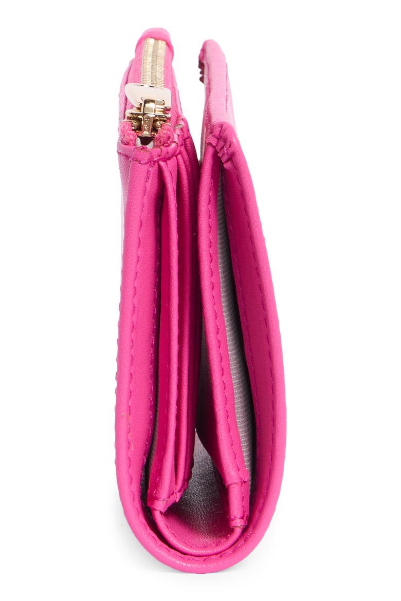 Bifold Zip Wallet, Alternate, color, POWER PINK
