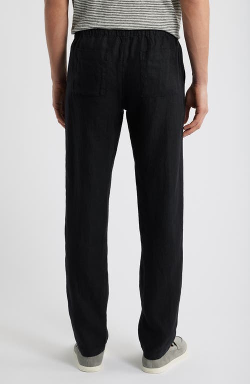 Alex Crane Bo Linen Drawstring Pants In Night