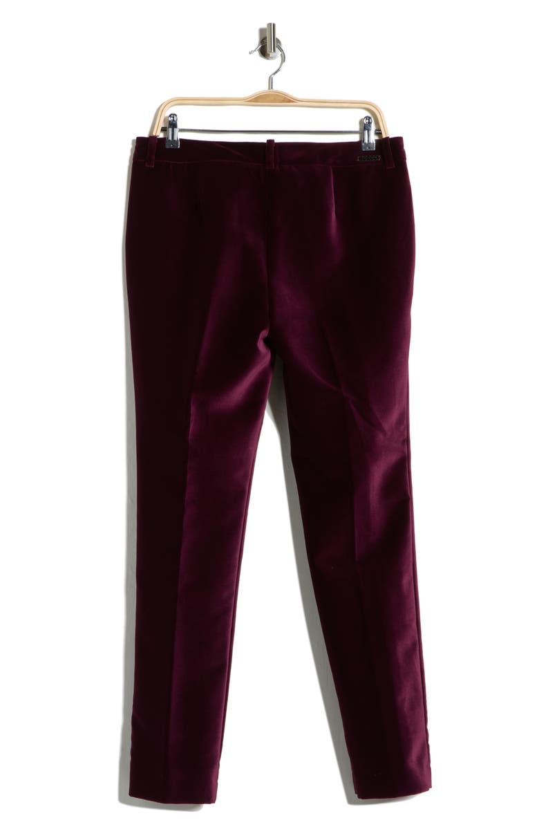 Longchamp Straight Leg Pants, Alternate, color, Plum