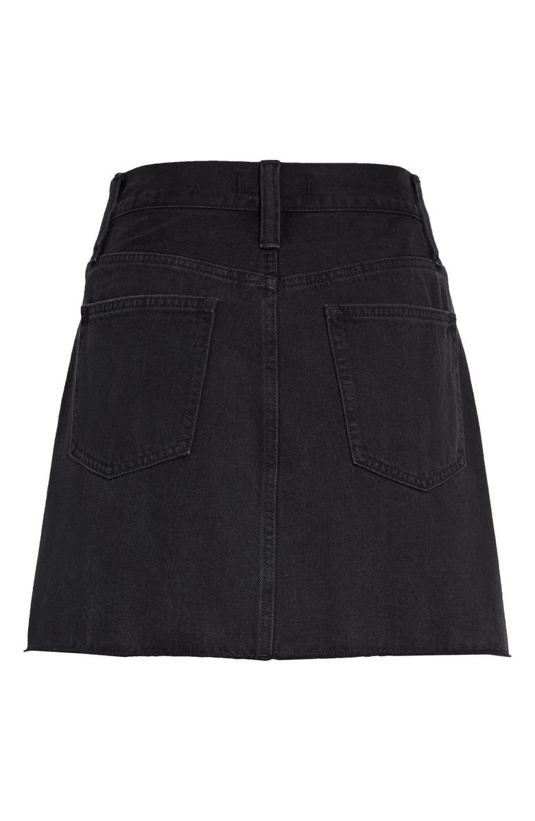 Madewell Rigid Denim Miniskirt, Alternate, color,