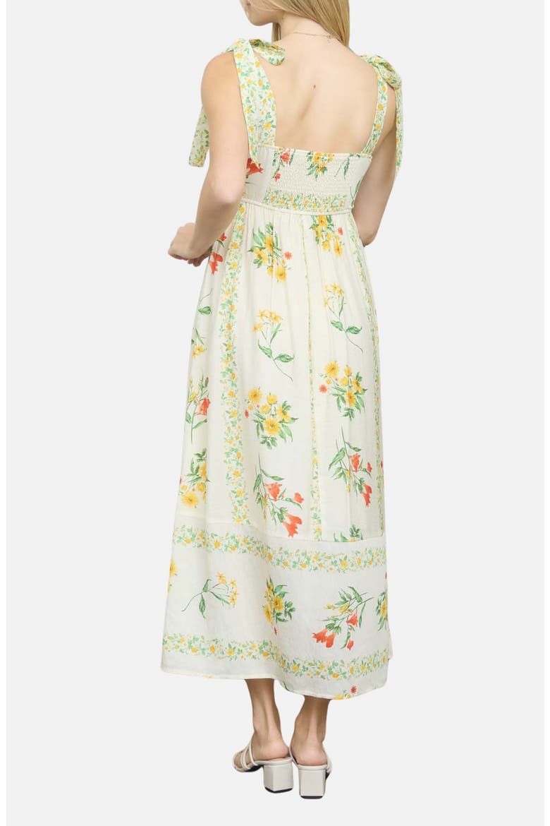 Tie Strap Sundress, Alternate, color, IVORY MULTI