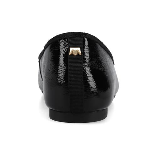 Birdies The Songbird Flat Patent Leather In Black