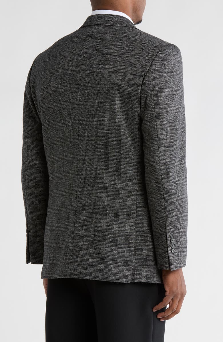 Brooks Brothers Plaid Cotton Blend Sport Coat, Alternate, color, Greycheck