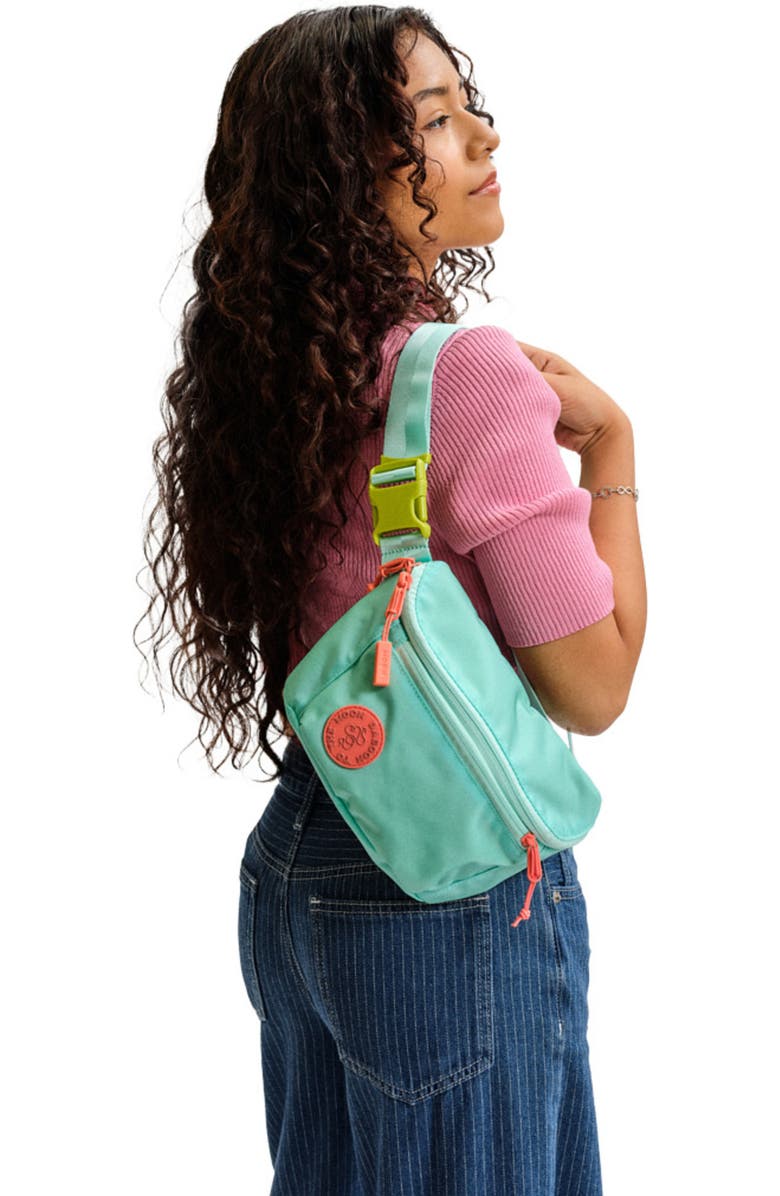 Baboon to the Moon Fannypack 3L, Alternate, color, Aqua Drift