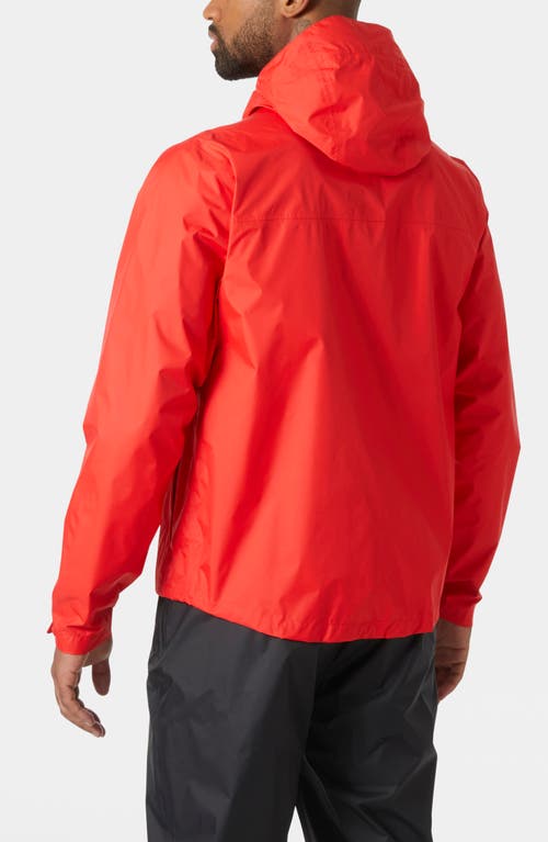 Helly Hansen Loke 2.0 Waterproof Packable Jacket In Red