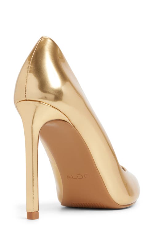 Aldo Lala Stiletto Pump In Gold