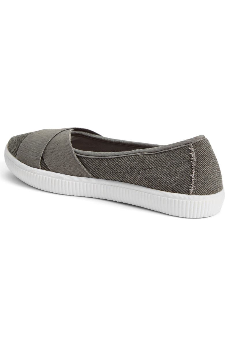 Comfortview The Jazlyn Slip-On Sneaker, Alternate, color, Slate Grey