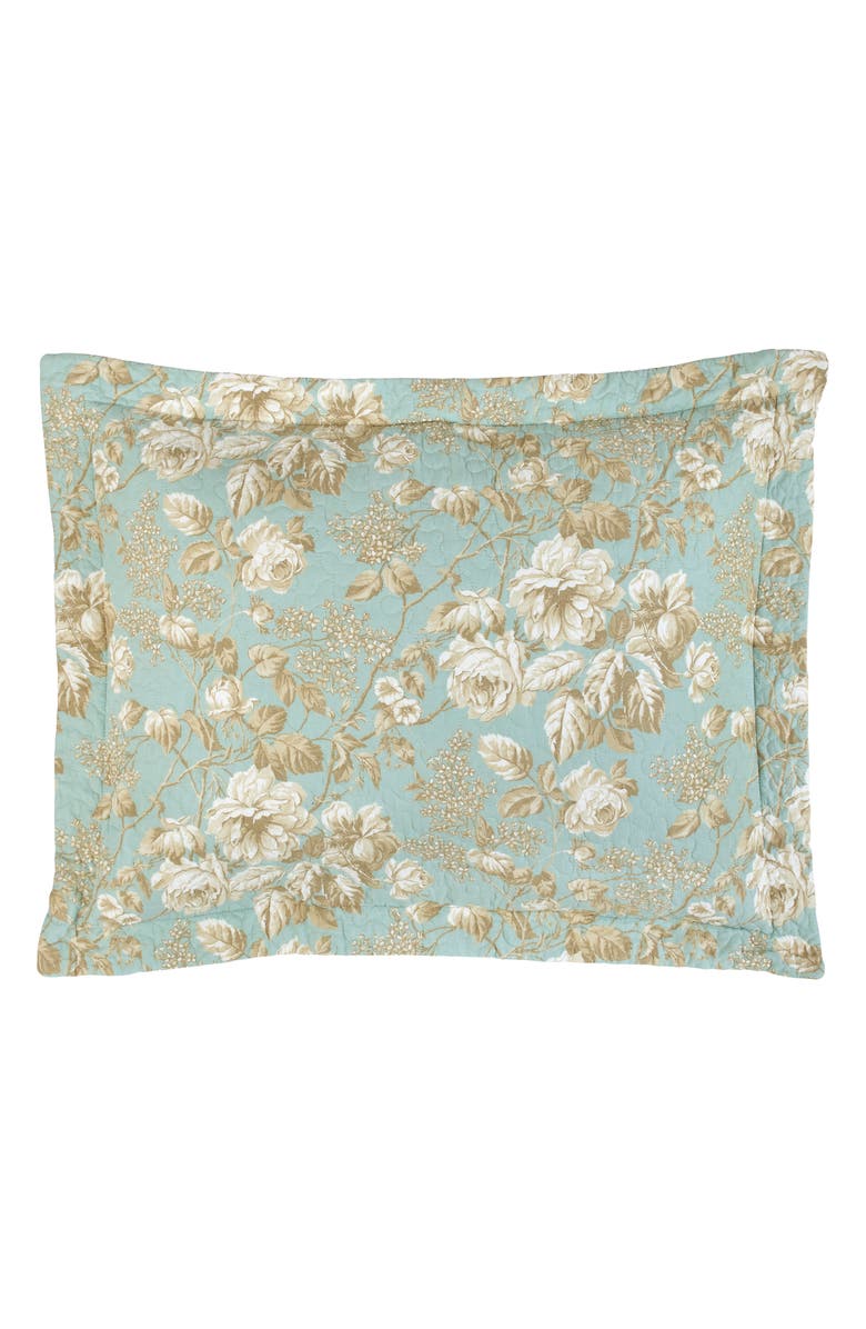 Laura Ashley Brompton Quilt & Sham Set, Alternate, color, Serene
