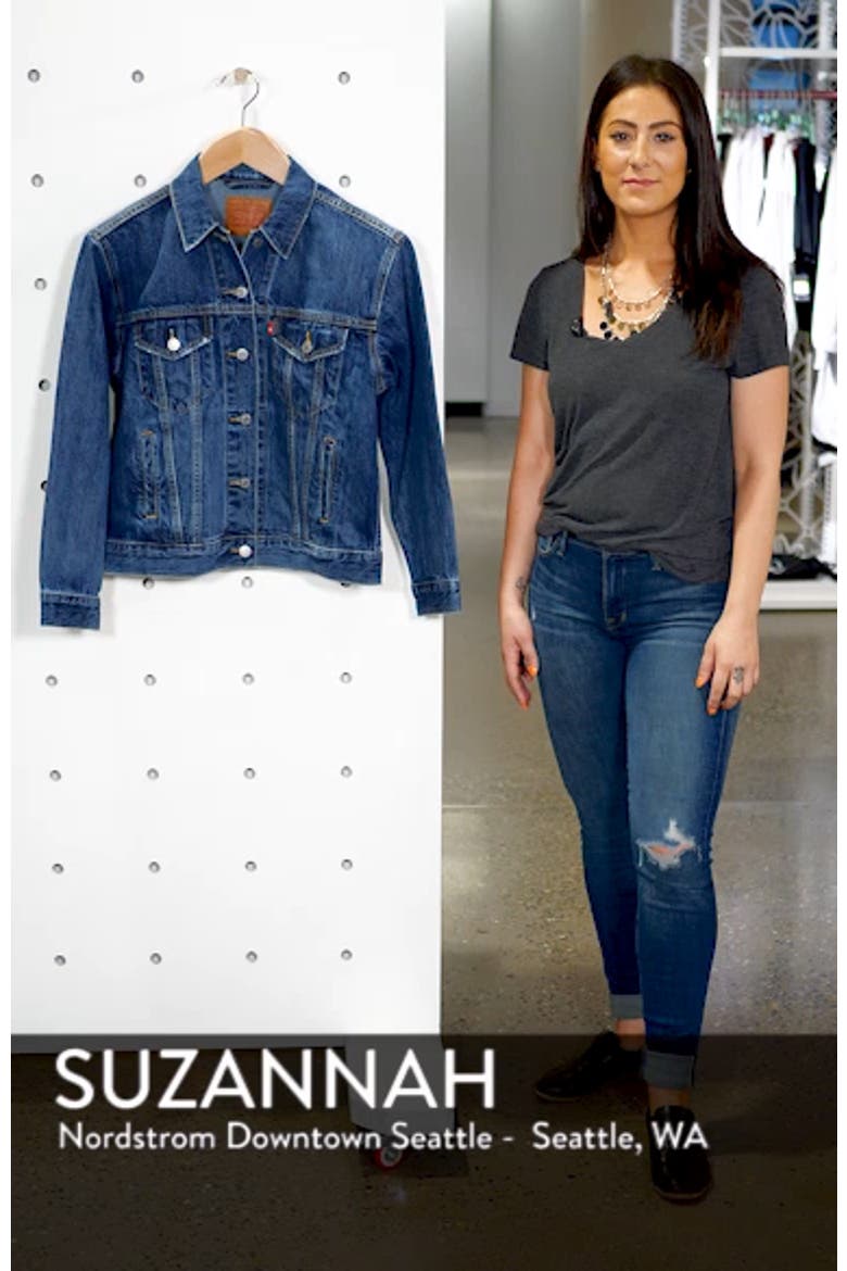 Levi's® Ex-Boyfriend Denim Trucker Jacket video