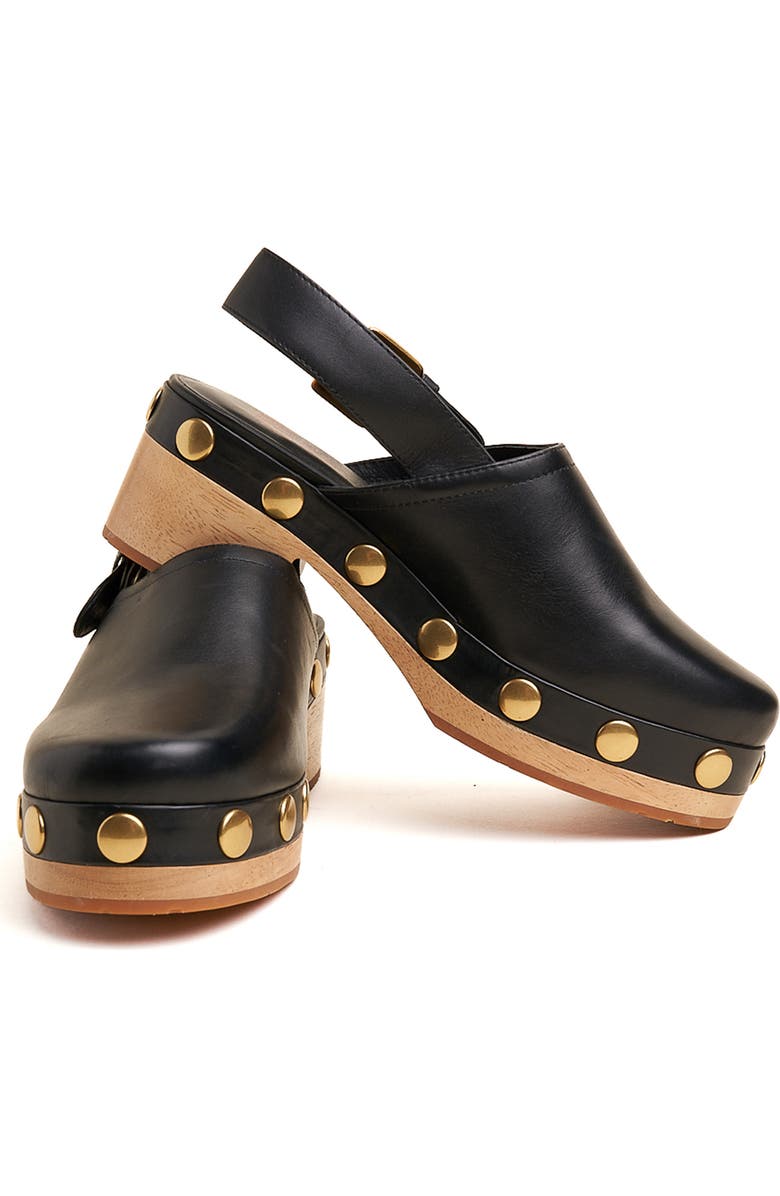 Charlotte Stone Jona Slingback Platform Studded Clog, Alternate, color,