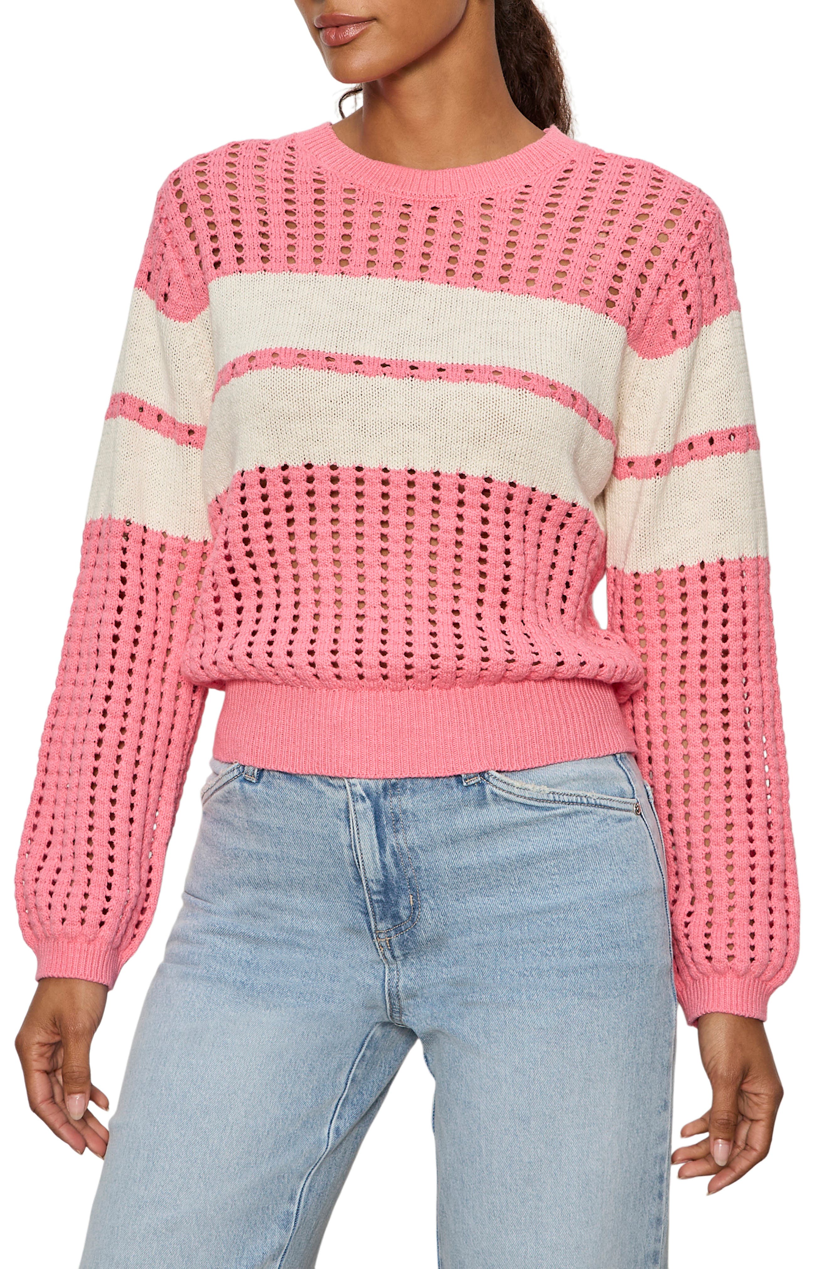 Open Stitch Cotton Sweater - image 5