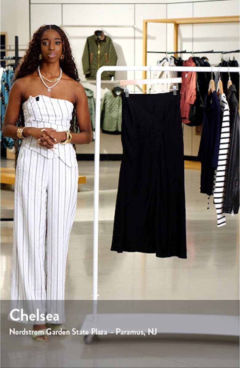 Satin Midi Skirt, sales video thumbnail