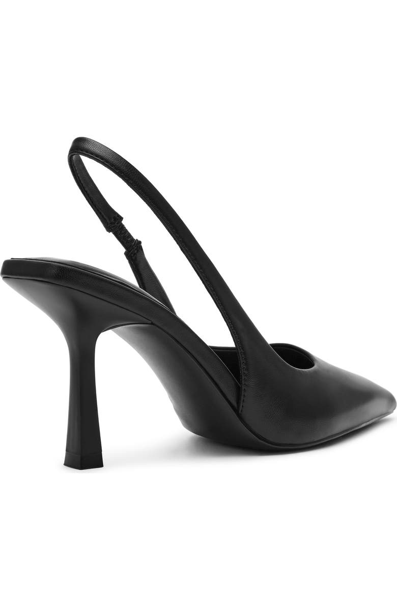 Anne Klein Itzy Pointed Toe Slingback Pump, Alternate, color, Black Smooth