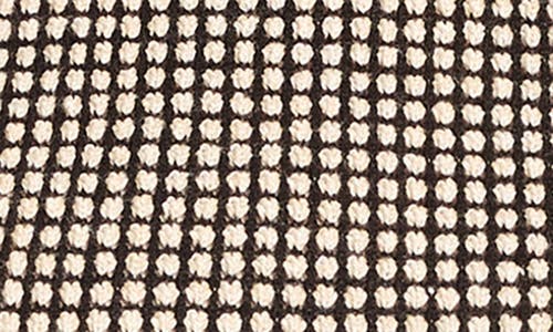 Nic + Zoe Nic+zoe Mock Neck Pixel Knit Sweater In Brown