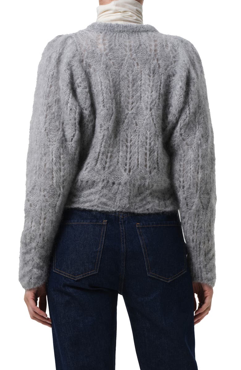 Citizens of Humanity Odette Fuzzy Cardigan, Alternate, color, Heather Grey L