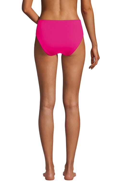 LANDS' END LANDS' END CHLORINE RESISTANT MID RISE CLASSIC BIKINI BOTTOMS