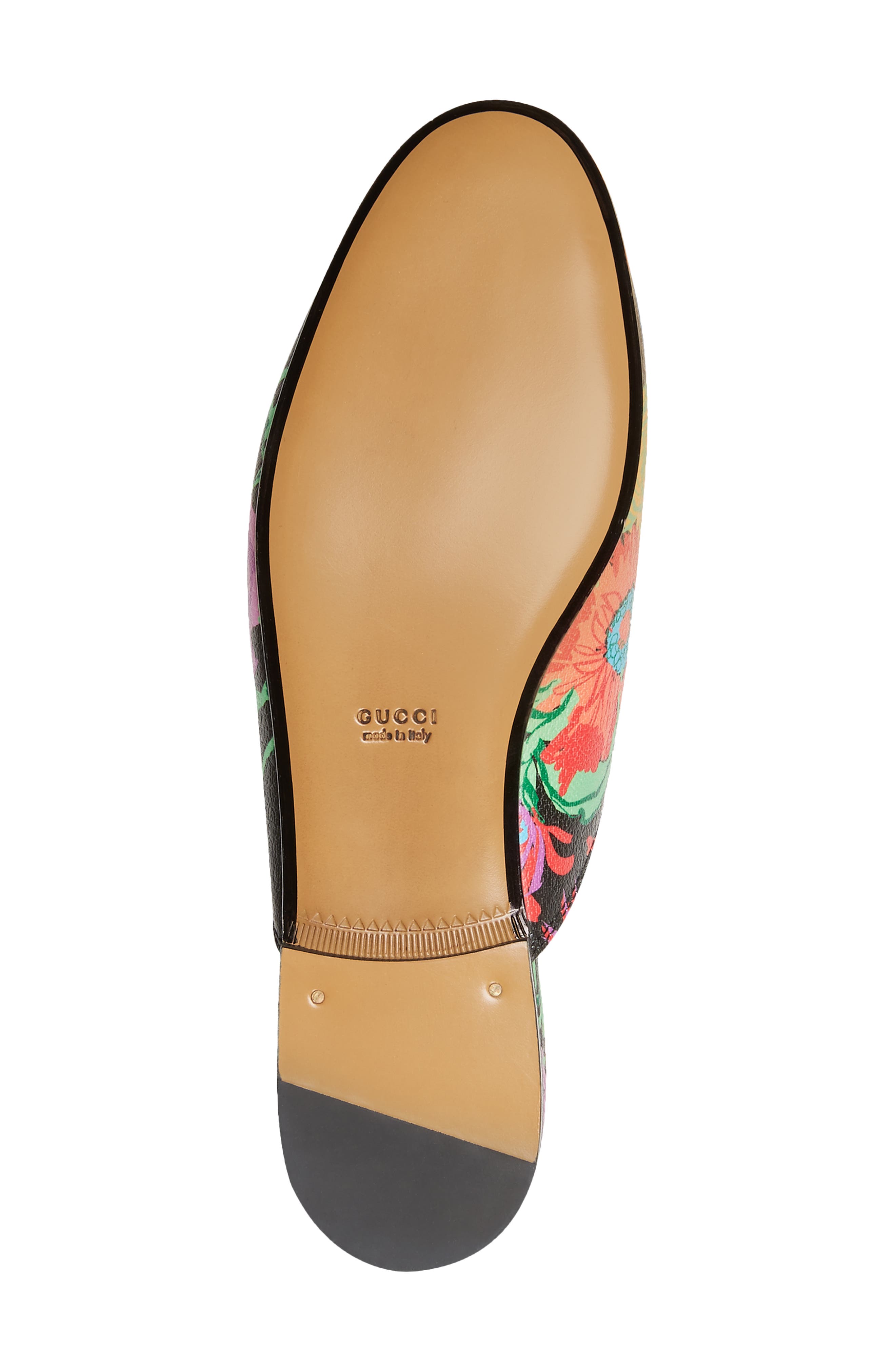 Gucci x Ken Scott Princetown Floral Print Loafer Mule, Alternate, color, 
