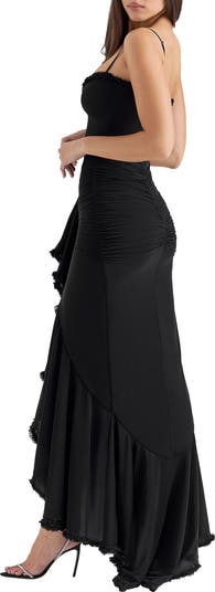 Gabbi Ruffle Front Gown