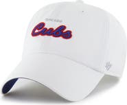 '47 Women's '47 White Chicago Cubs Trendy Script Clean Up Adjustable Hat
