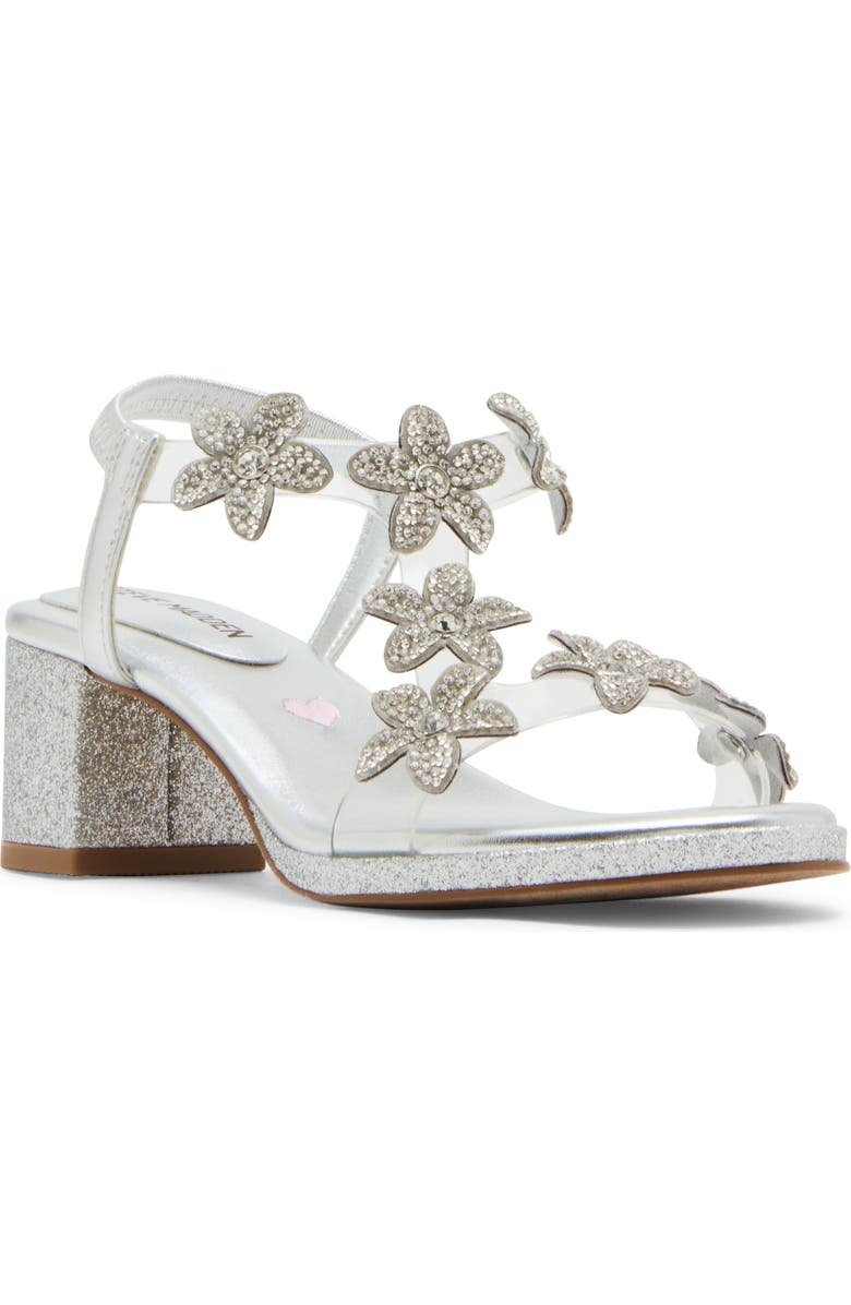 Steve Madden Kids' Jsavvy Slingback Sandal, Main, color, Silver