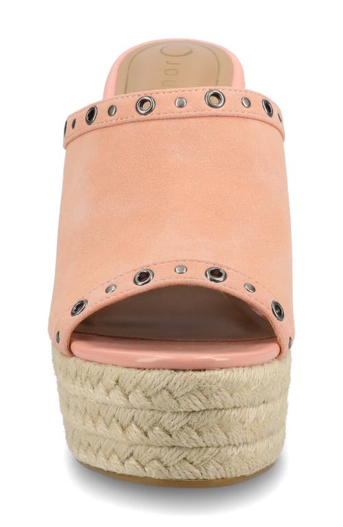 JOURNEE COLLECTION JOURNEE COLLECTION YARI PLATFORM WEDGE ESPADRILLE SANDAL 