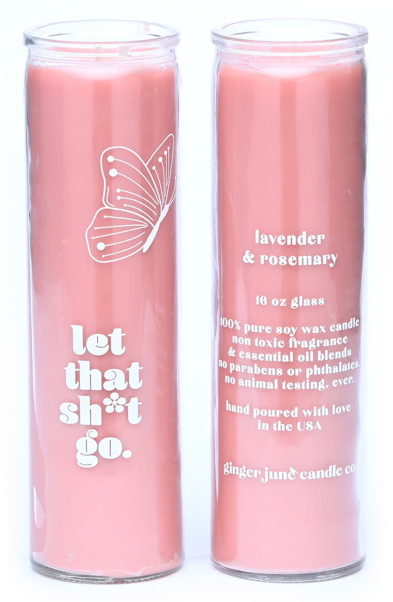 Ginger June Candle Co. Ginger June Candle Co Let That Sh*t Go Tall Candle, Main, color,