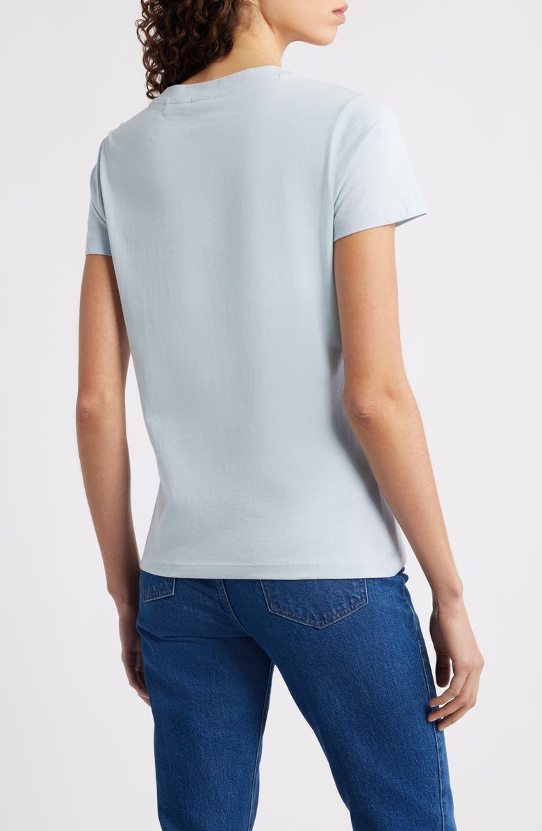 BOSS Orange Esogo Crewneck Cotton T-Shirt, Alternate, color, Light/ Pastel Blue