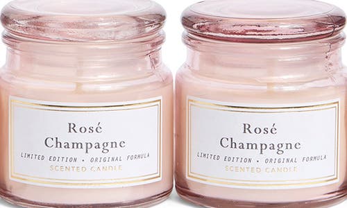 Portofino Candles Champagne Set Of 4 Mini Candles In Neutral