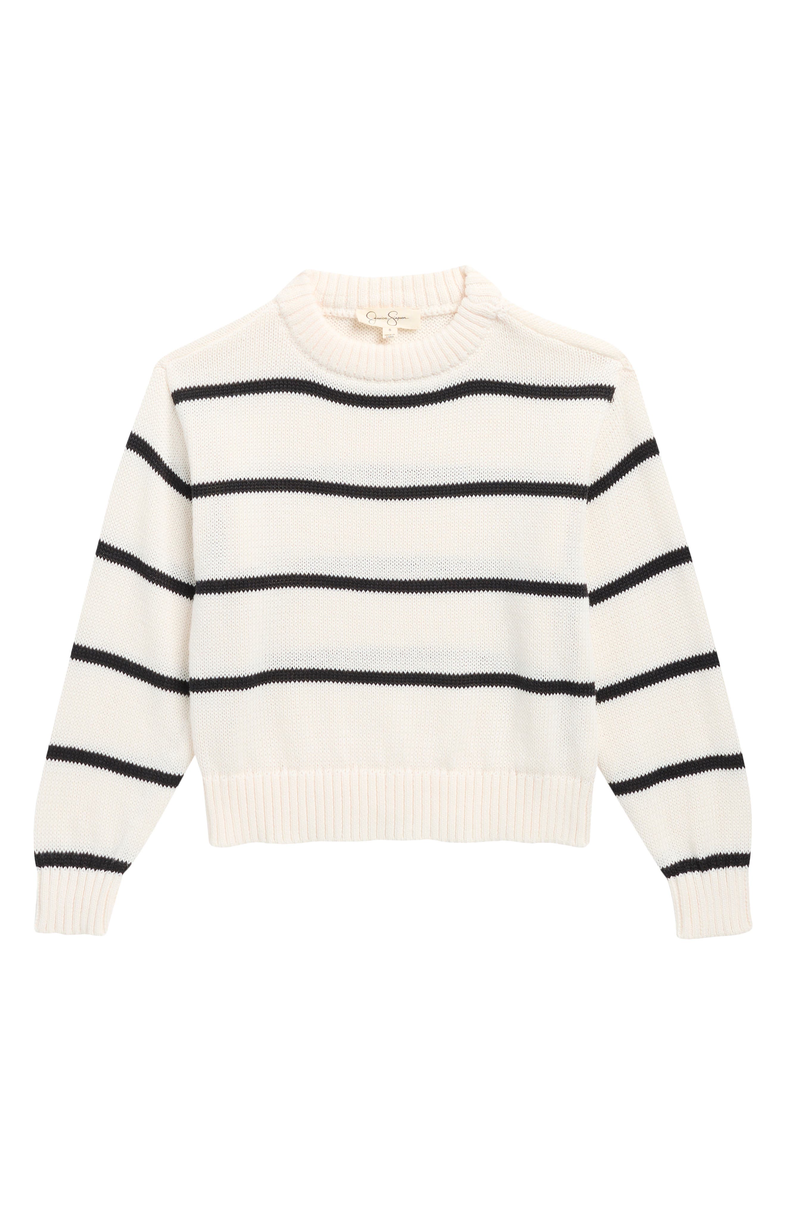 Kids' Stripe Crewneck Sweater
