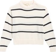 Jessica Simpson Kids' Stripe Crewneck Sweater