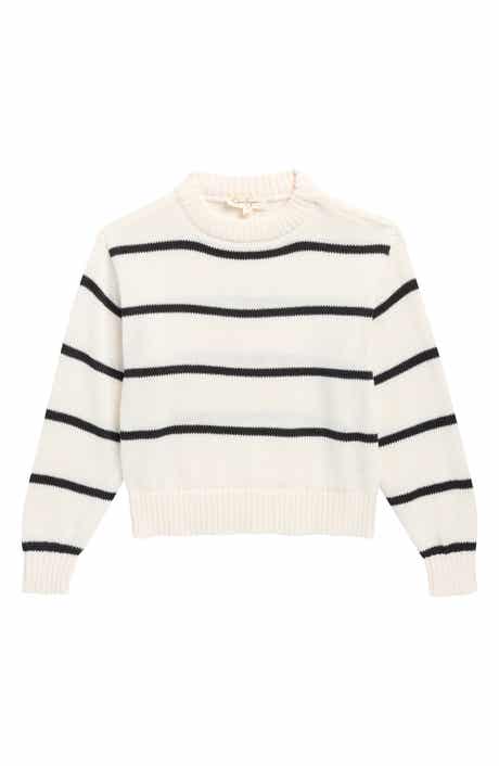 Kids' Stripe Crewneck Sweater