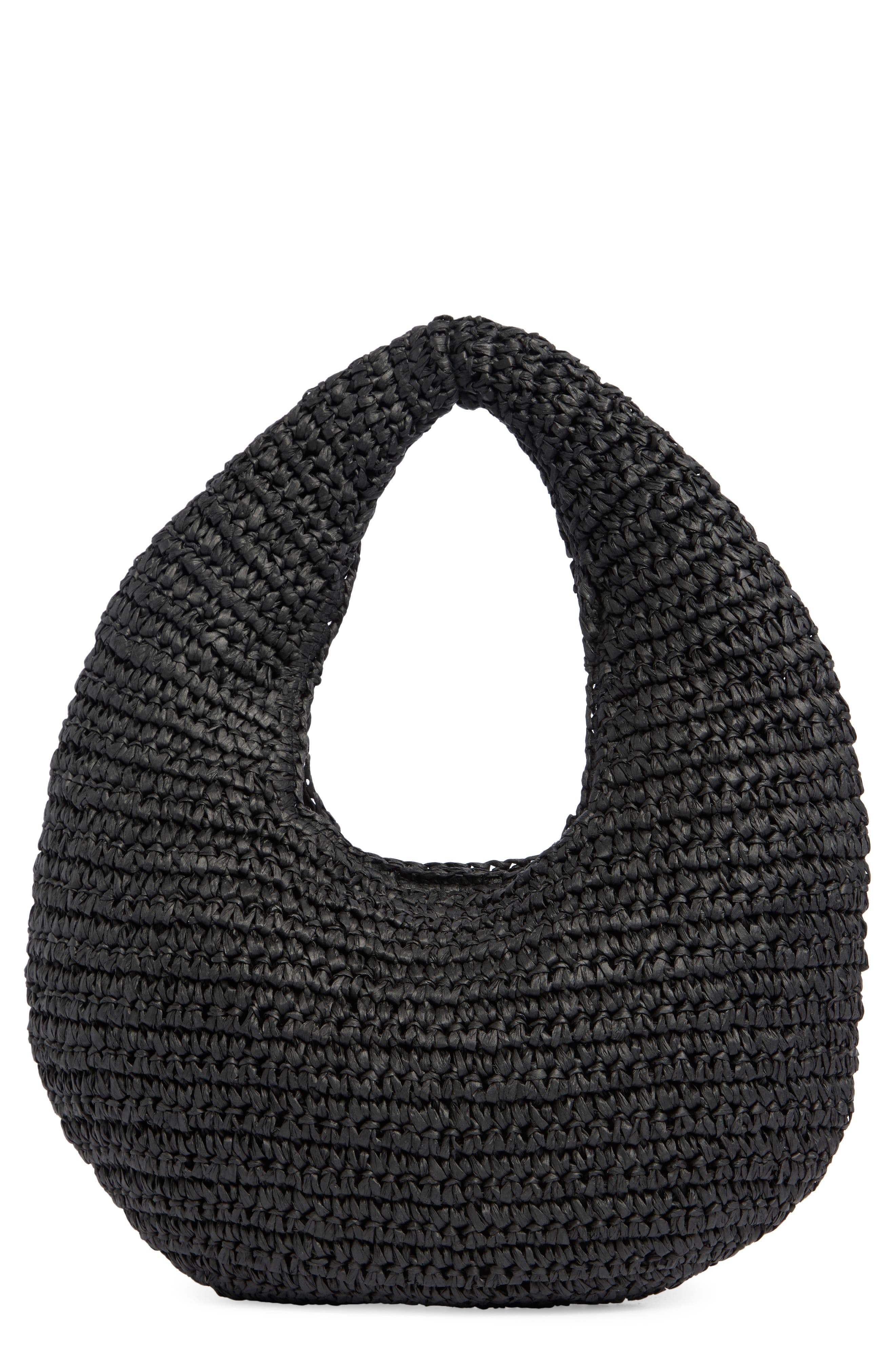 Collection XIIX Slouchy Crochet Hobo Bag