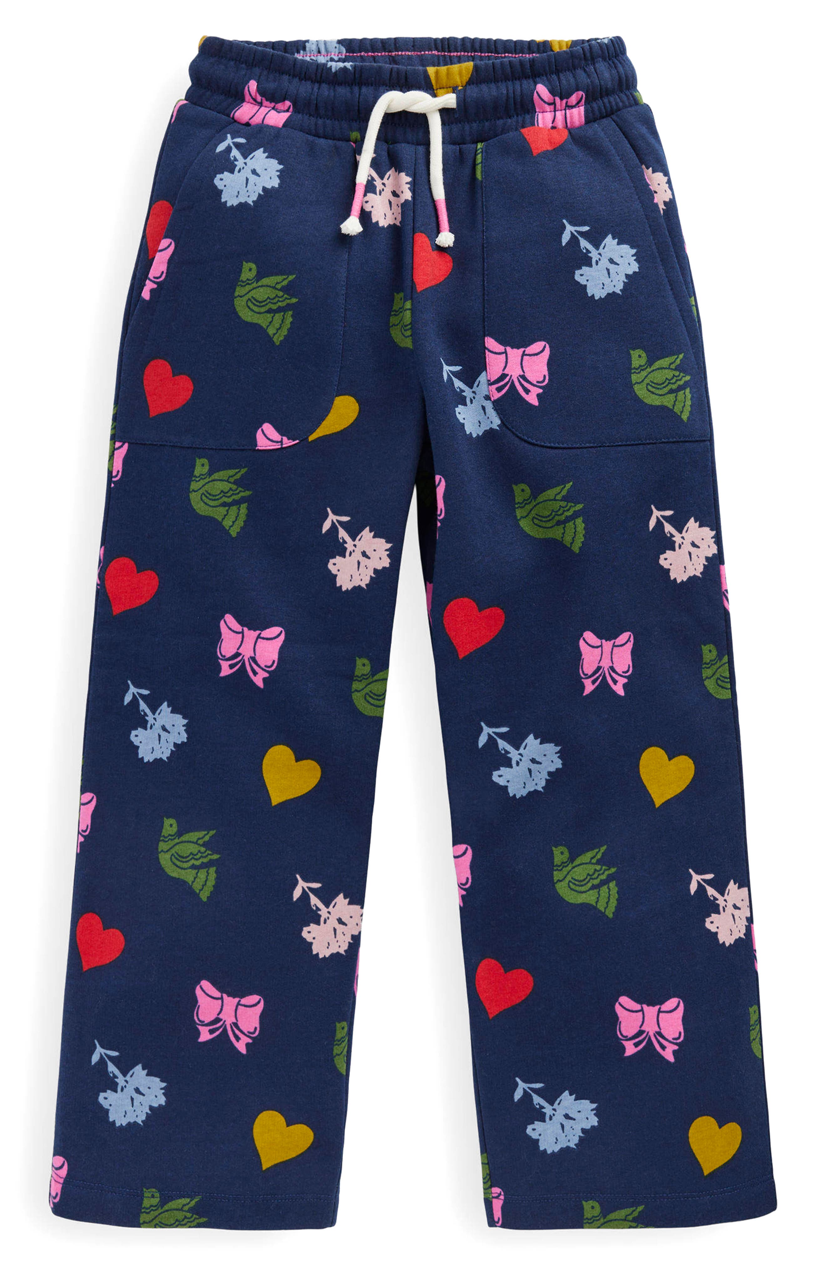 Kids' Print Cotton Blend Sweatpants