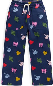 Mini Boden Kids' Print Cotton Blend Sweatpants