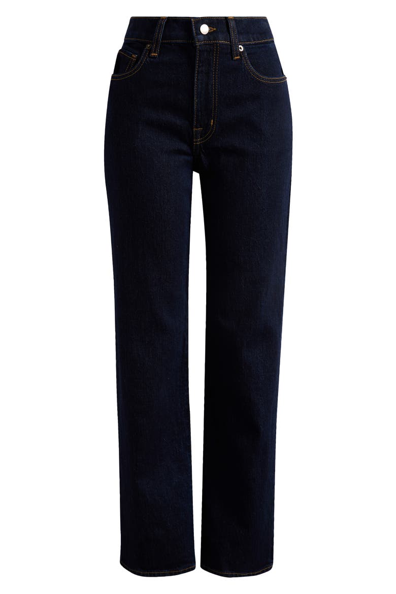 High Waist Straight Leg Jeans, Main, color, PIKE WASH