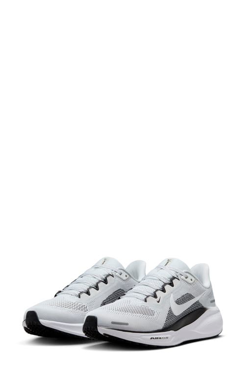 Nike Air Zoom Pegasus 41 Running Shoe In White/white/black